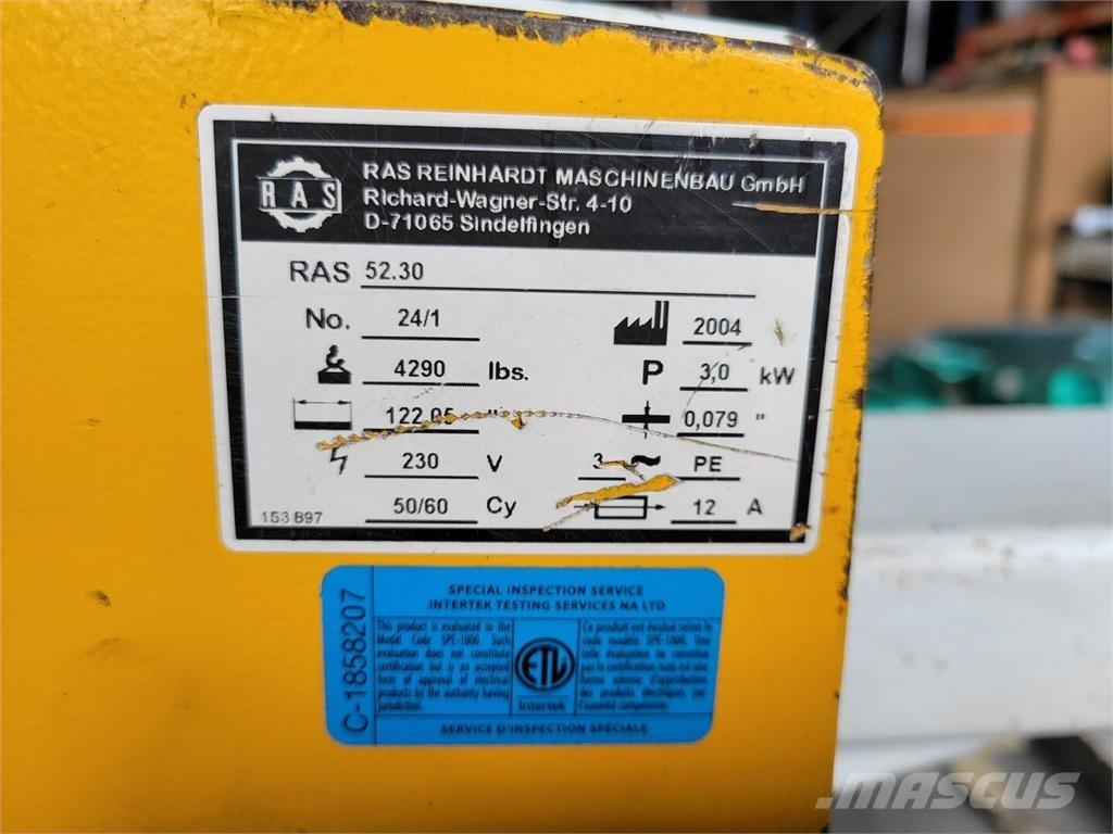  RAS 52.30 Utilaje construcții - Altele