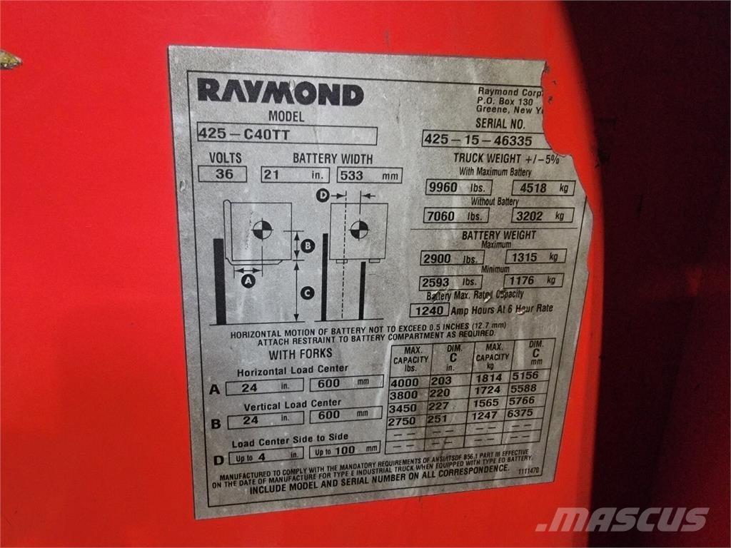 Raymond 425-C40TT Utilaje construcții - Altele