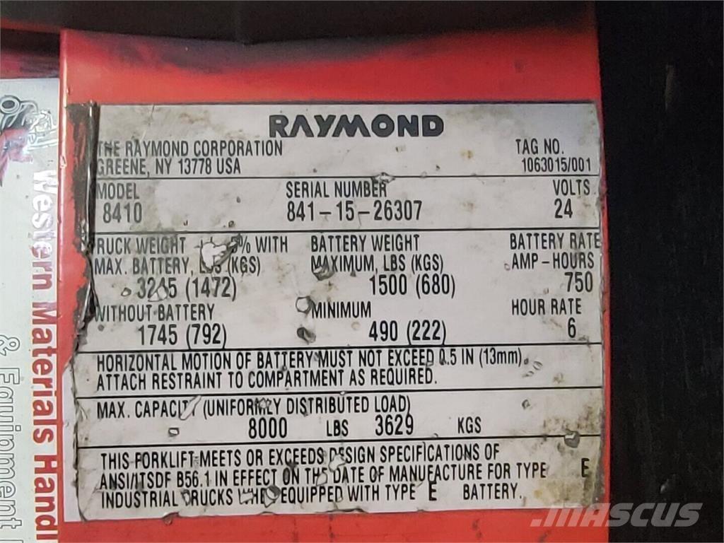 Raymond 8410 Utilaje construcții - Altele
