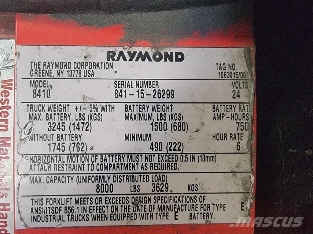Raymond 8410 Utilaje construcții - Altele
