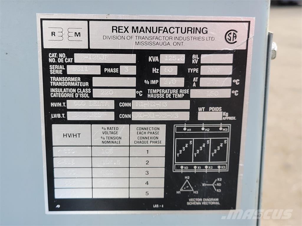 REX B-125JF Utilaje construcții - Altele