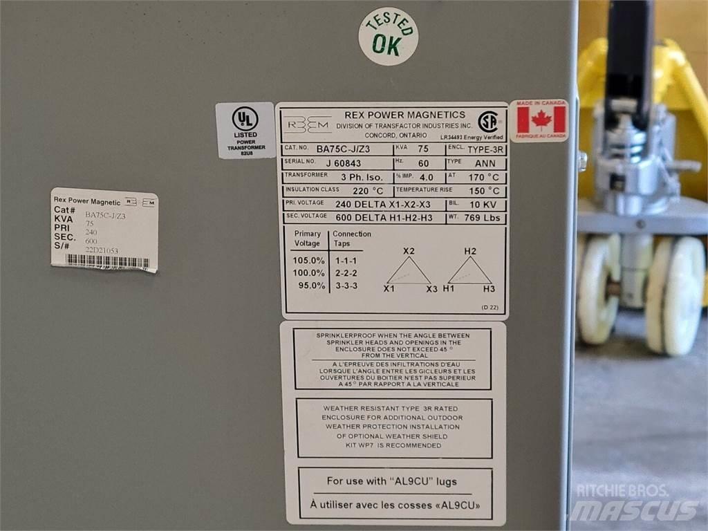REX BA75C-J/Z3 Utilaje construcții - Altele