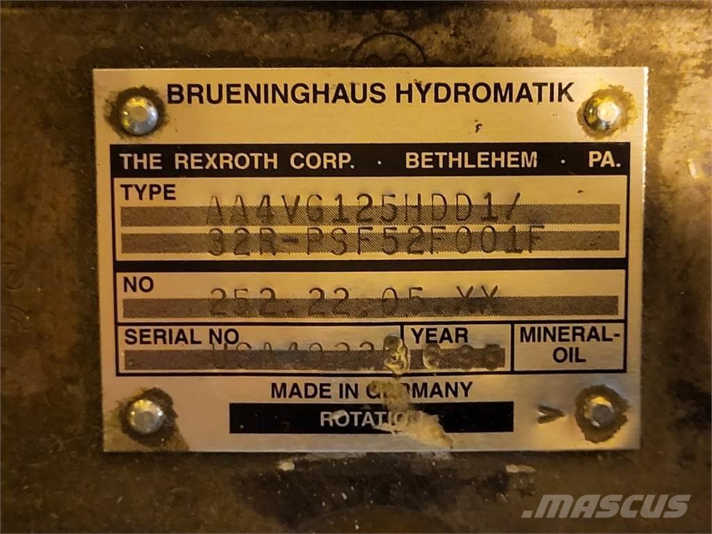 Rexroth A4VG125HDD1 Pompa de apa