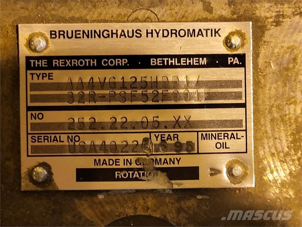 Rexroth A4VG125HDD1 Pompa de apa