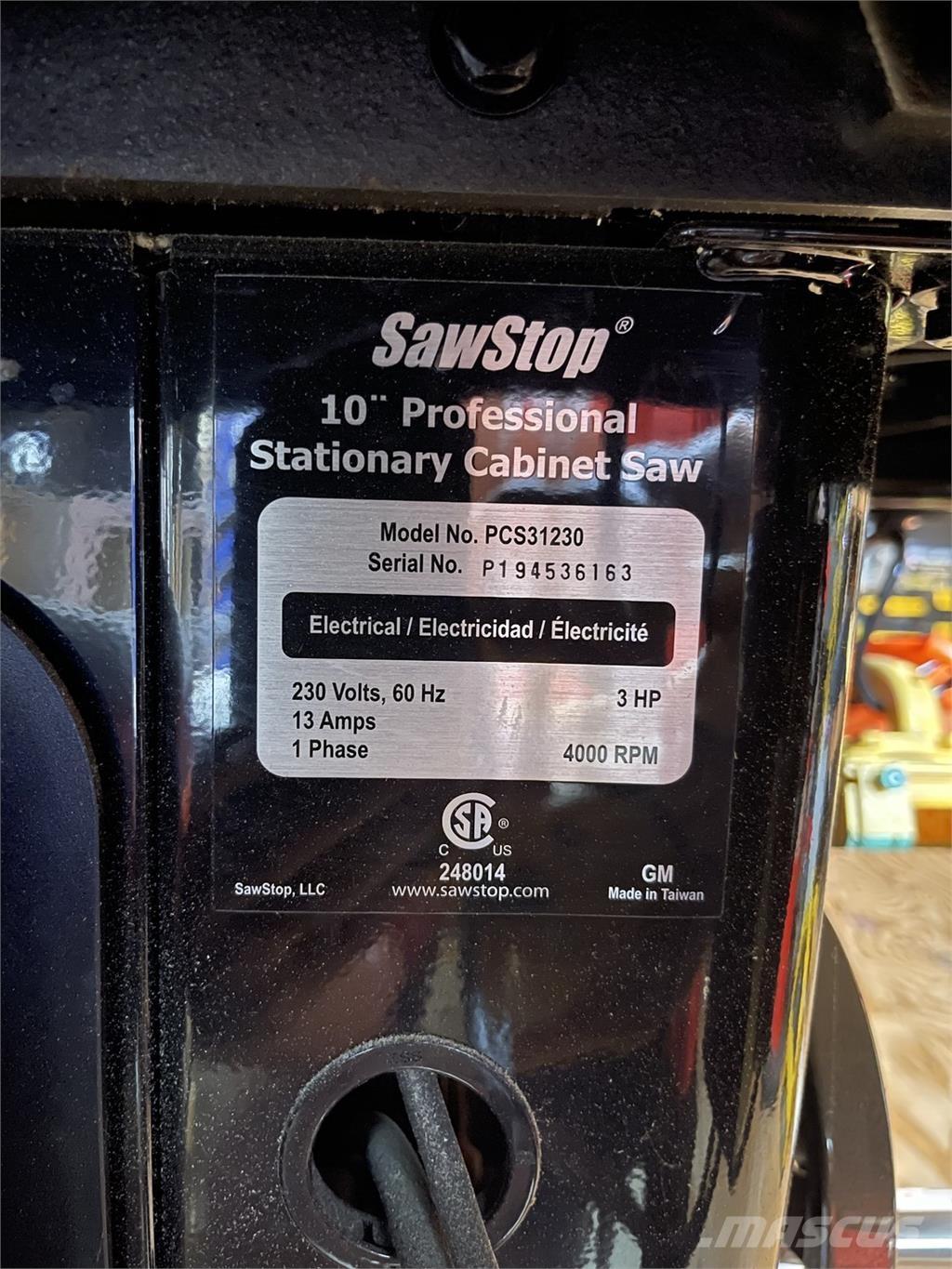  SAWSTOP PCS31230 Utilaje construcții - Altele