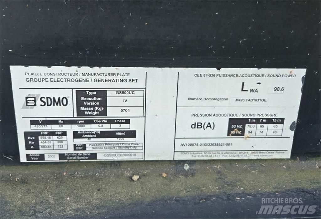 Sdmo GS500UC Generatoare Diesel