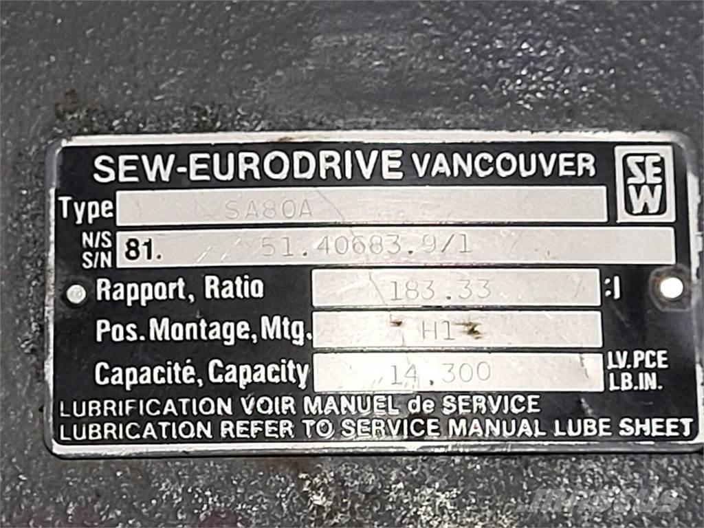  SEW-EURODRIVE SA80A Utilaje construcții - Altele