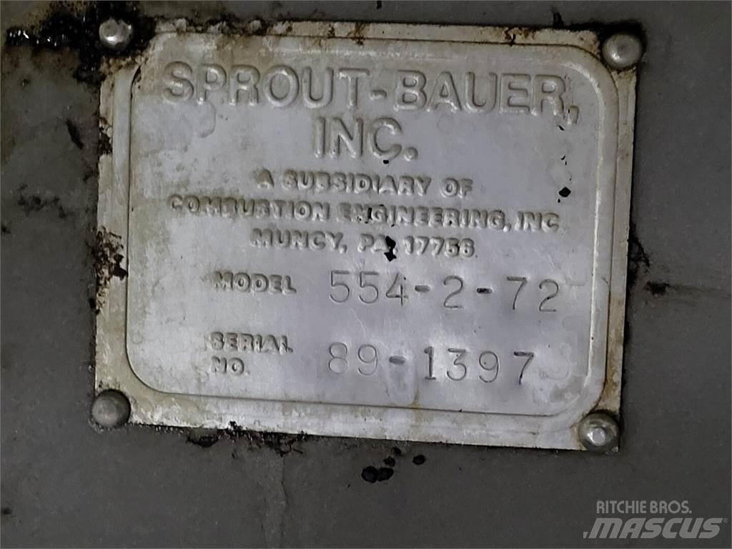  SPROUT-BAUER 554-2-72 Echipamente de spalat