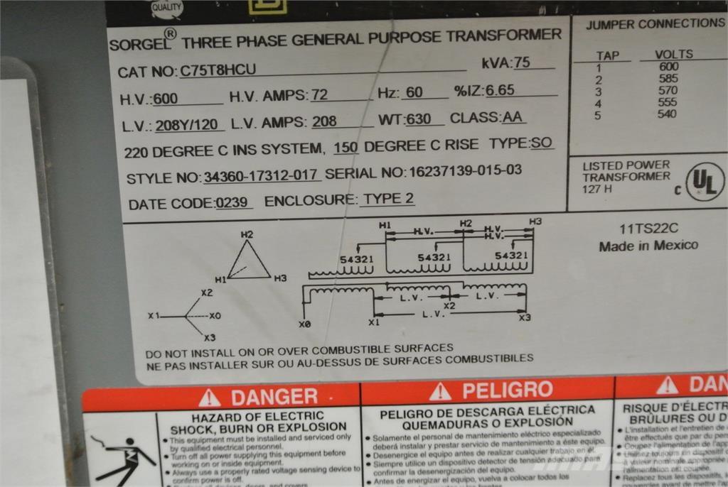  SQUARE D C75T8HCU Utilaje construcții - Altele