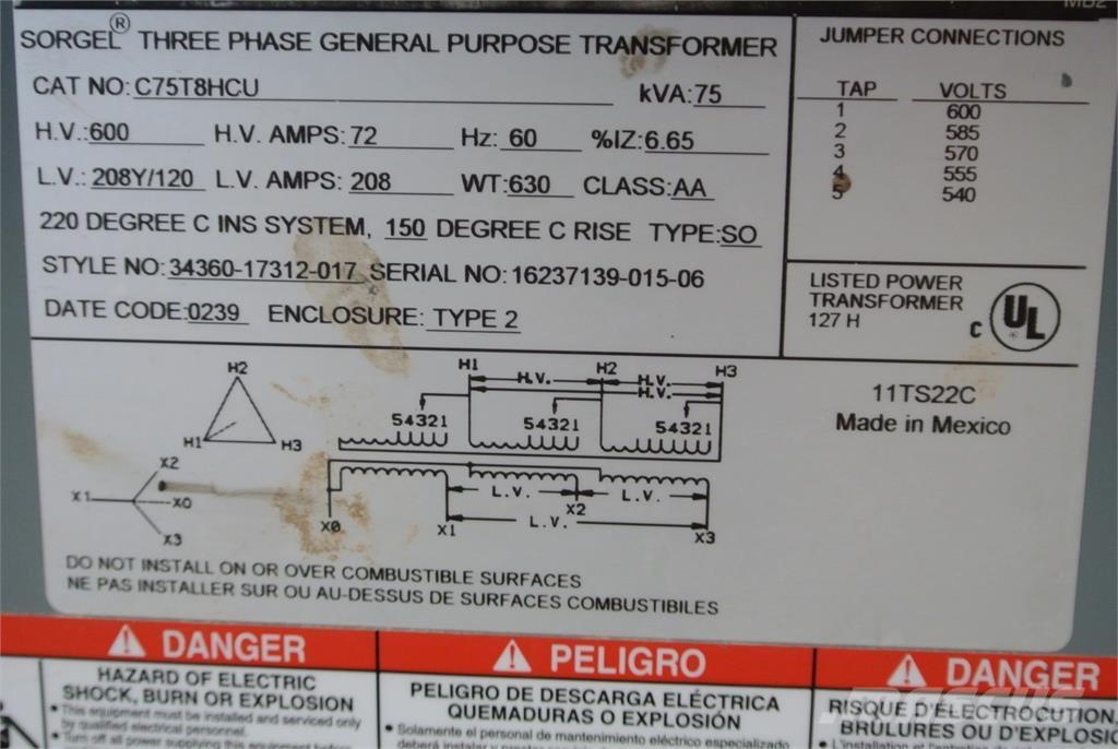  SQUARE D C75T8HCU Utilaje construcții - Altele