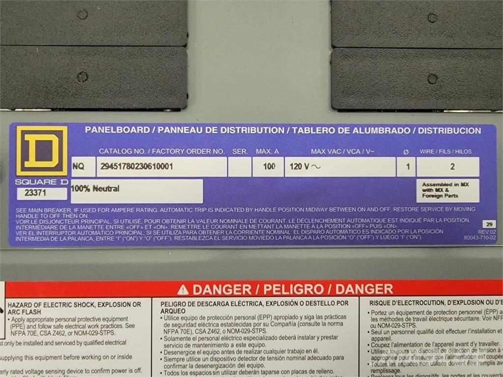  SQUARE D NQ Utilaje construcții - Altele