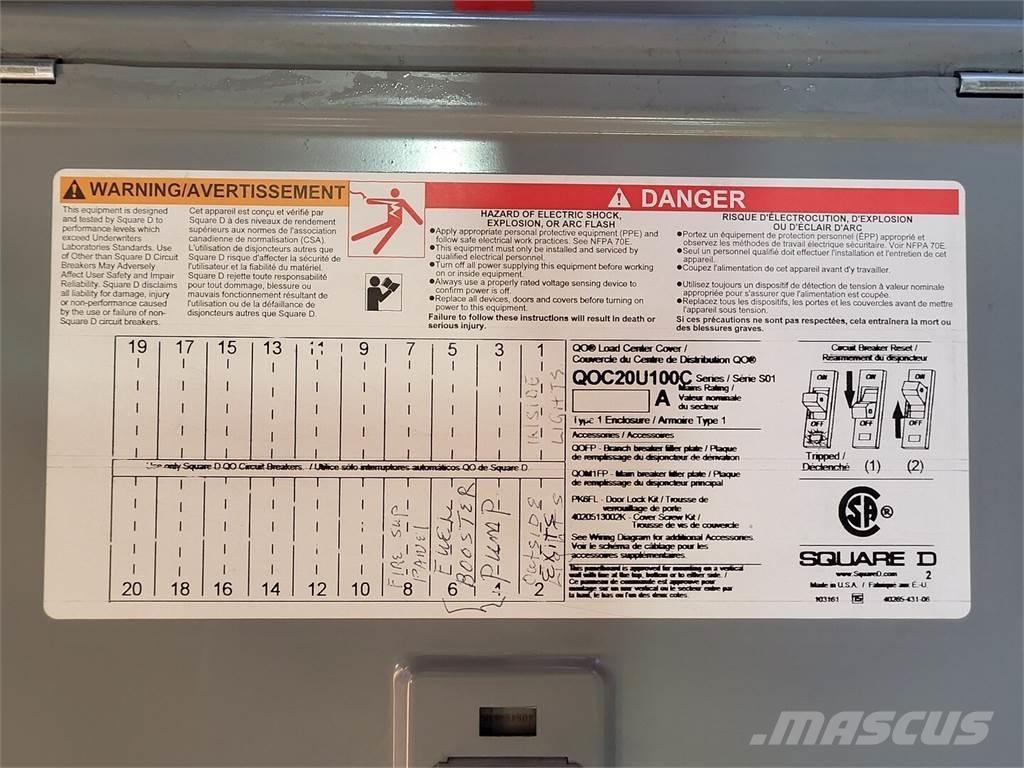  SQUARE D QOC20U100C Utilaje construcții - Altele