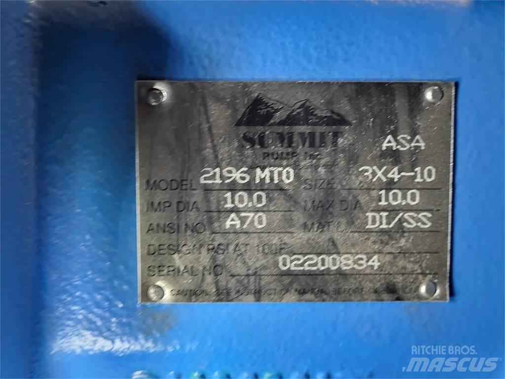  SUMMIT PUMP 2196MTO Piese de schimb si accesorii pentru echipamente de forat