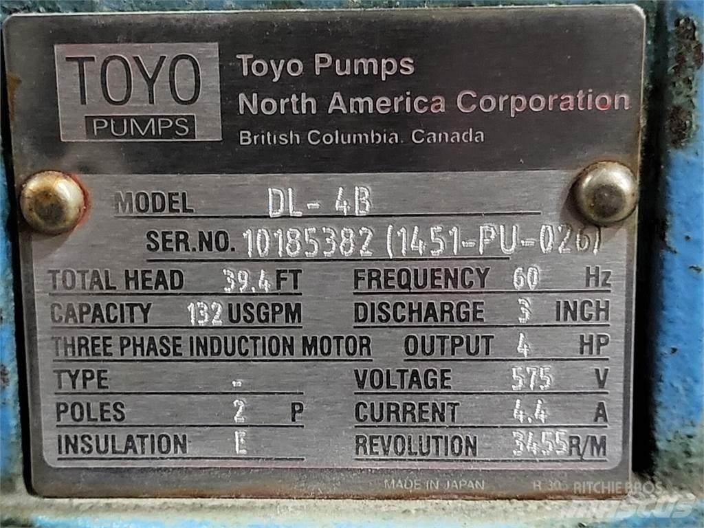 Toyo PUMPS DL-4B Pompa de apa