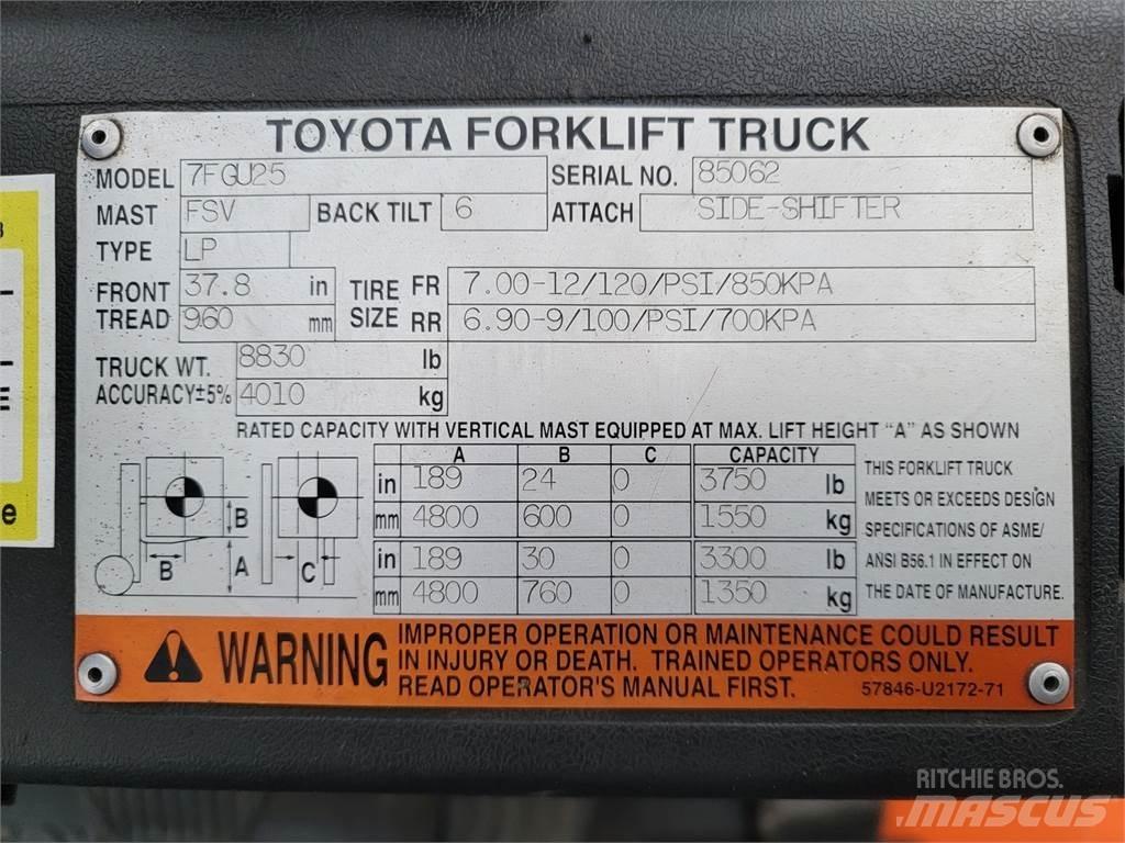 Toyota 7FGU25 Utilaje construcții - Altele