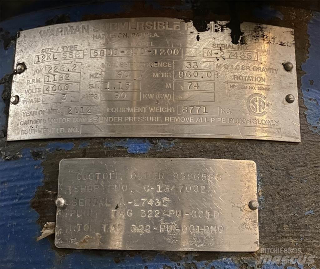 Warman 5800-600-1200 Pompa de apa