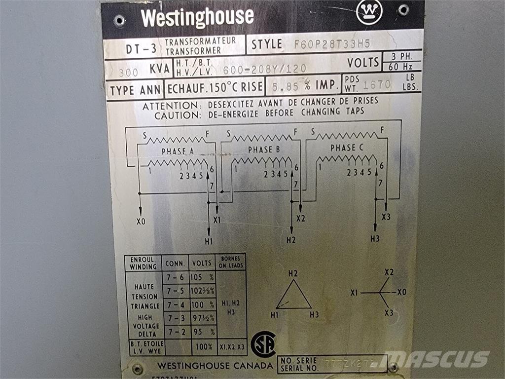 Westinghouse  Utilaje construcții - Altele