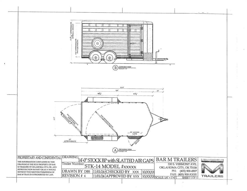 BAR-M STK-14 Remorci transport animale