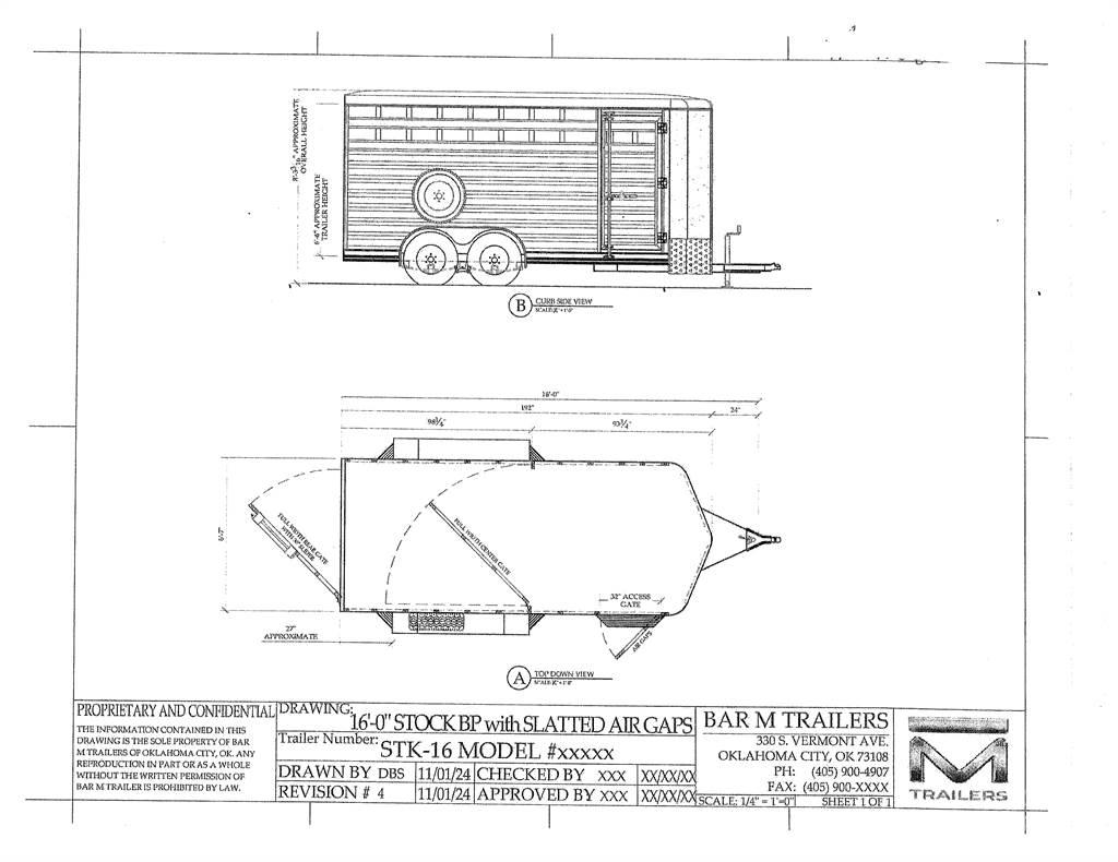 BAR-M STK-16 Remorci transport animale