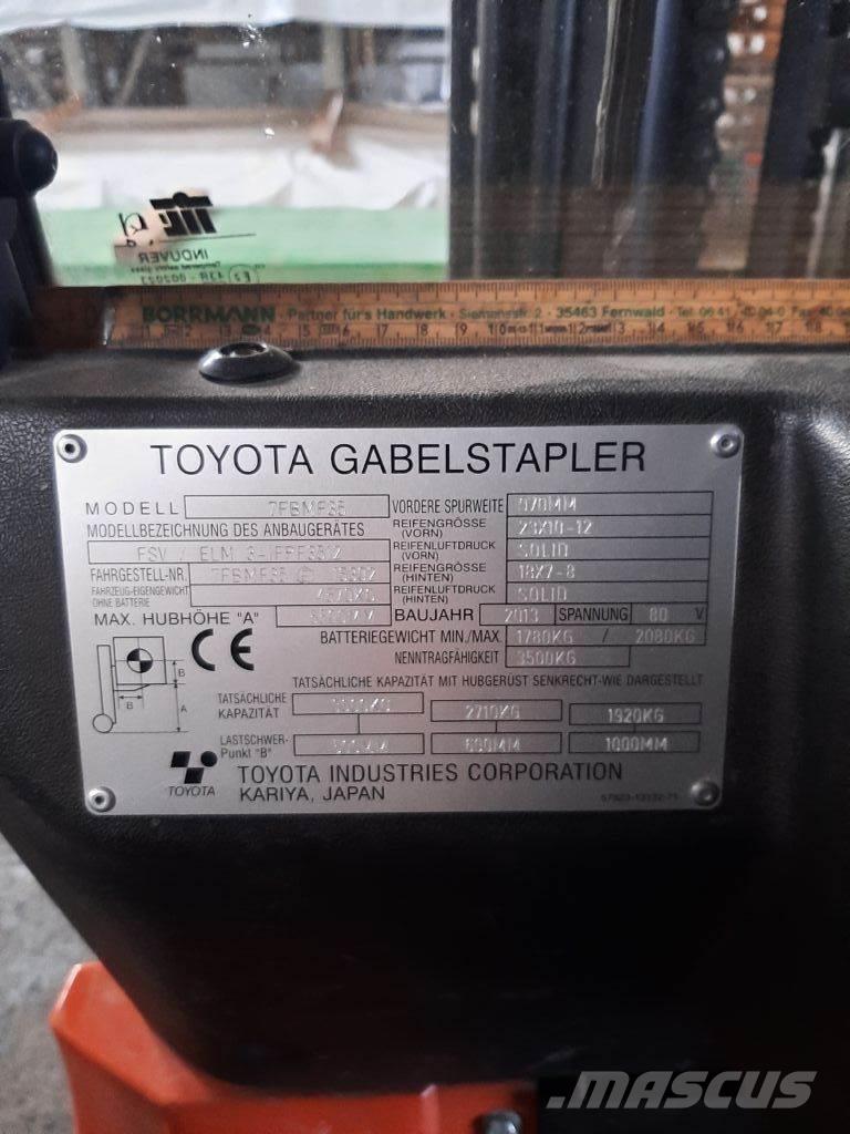 Toyota 7FBMF35 Stivuitor electric