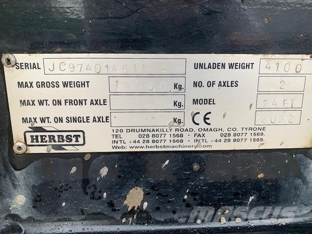 Herbst 24ft/19t Alte remorci