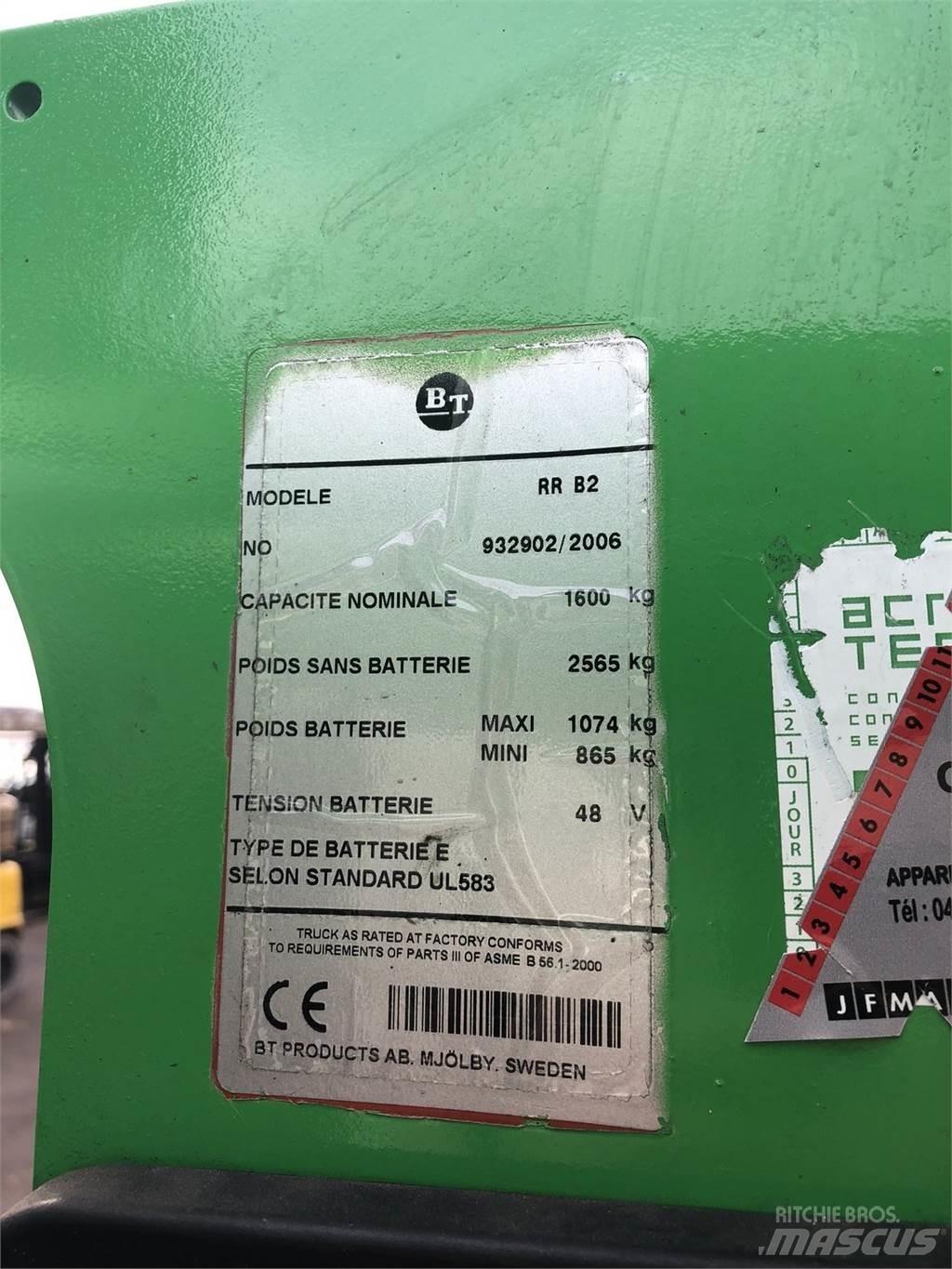 Cesab RRB2 Stivuitor cu catarg retractabil