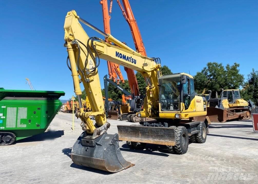 Komatsu PW200 7K Excavatoare cu roti