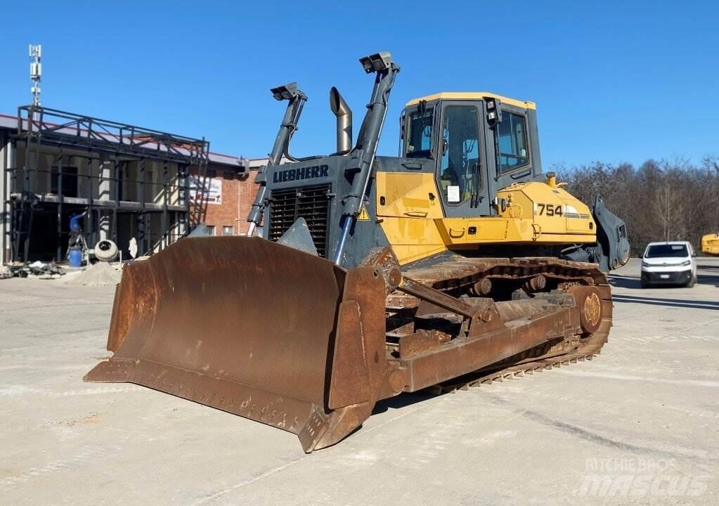 Liebherr 754 Buldozere pe senile