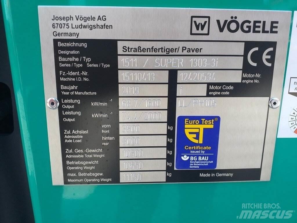 Vögele Super 1303-3i Pavatoare asfalt
