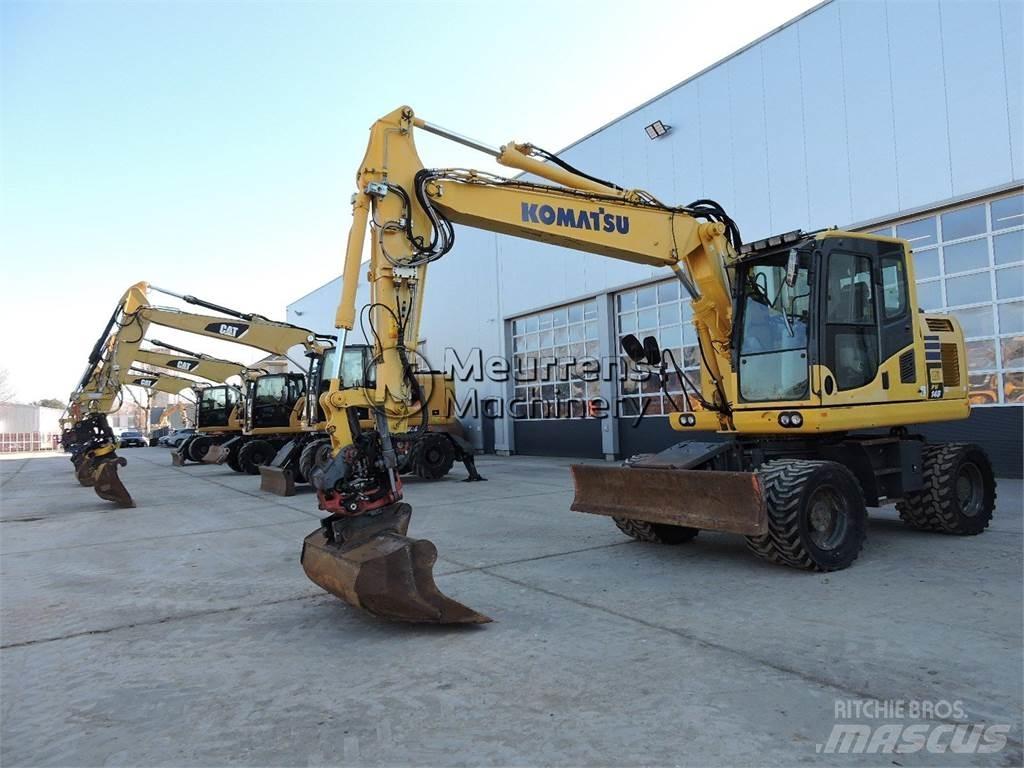 Komatsu PW148 Excavatoare cu roti