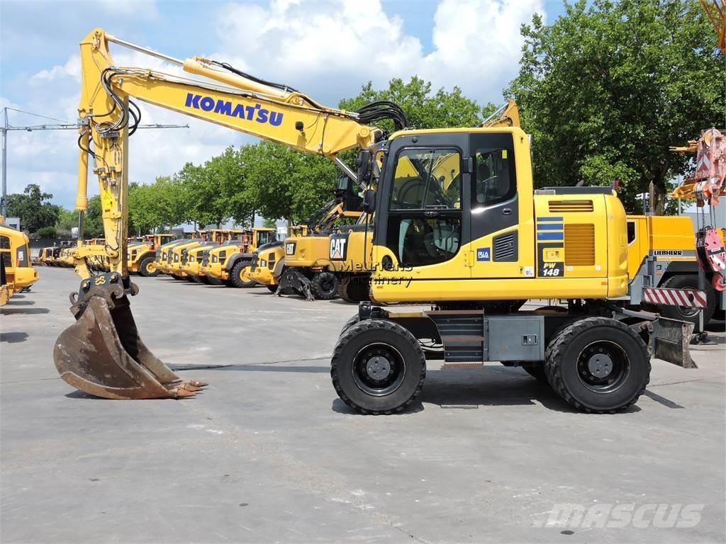 Komatsu PW148 Excavatoare cu roti