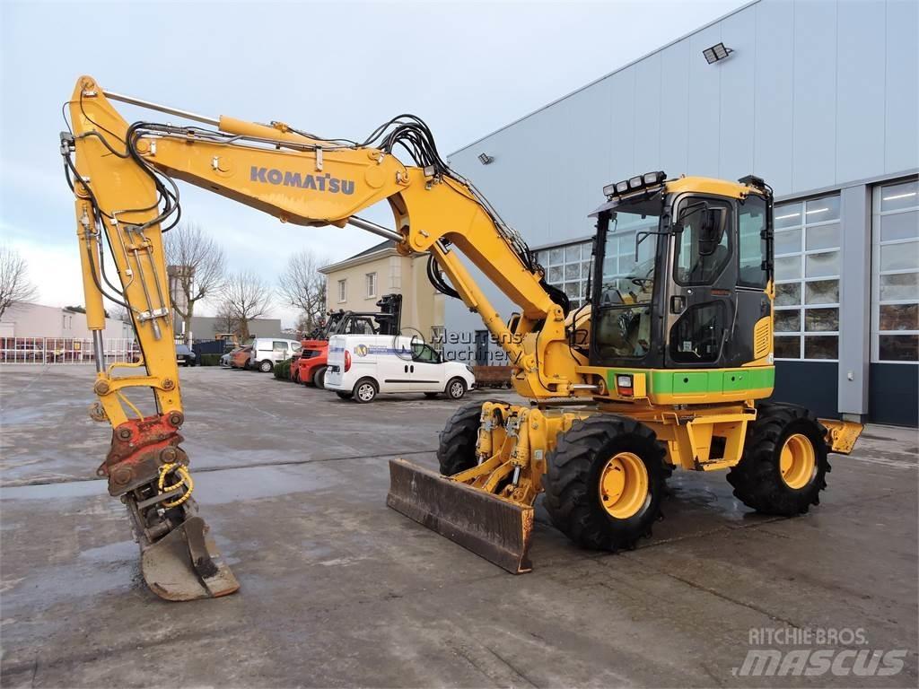 Komatsu PW98 Excavatoare cu roti