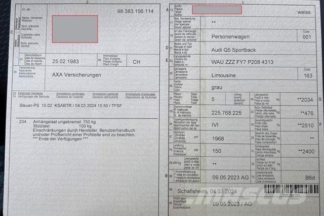 Audi | Q5 Sportback Altele
