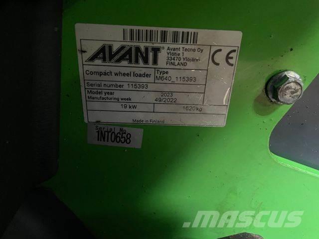 Avant Tecno 640 Incarcator pe pneuri