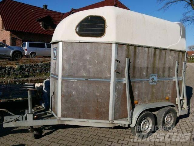  Holz Poly 2 Pferde Remorci transport animale