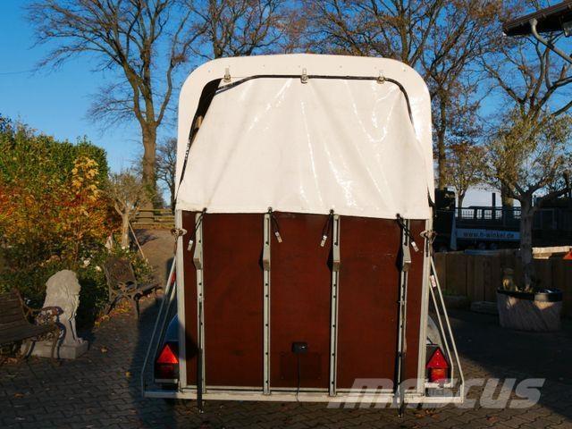  Holz Poly 2 Pferde Remorci transport animale
