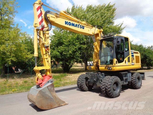 Komatsu PW 160-10 Excavatoare cu roti