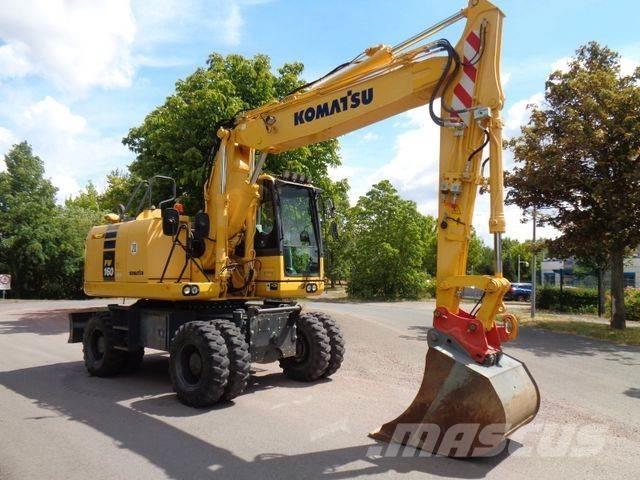 Komatsu PW 160-10 Excavatoare cu roti