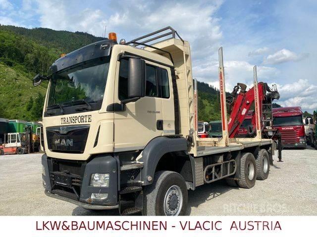 MAN TGS 33.480 6x6 Camion pentru lemne