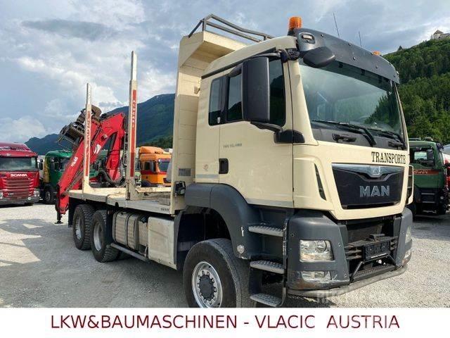 MAN TGS 33.480 6x6 Camion pentru lemne