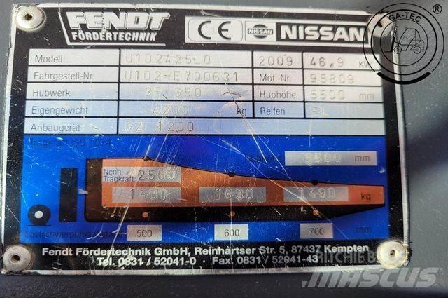Nissan U1D2A25LQ Stivuitor GPL