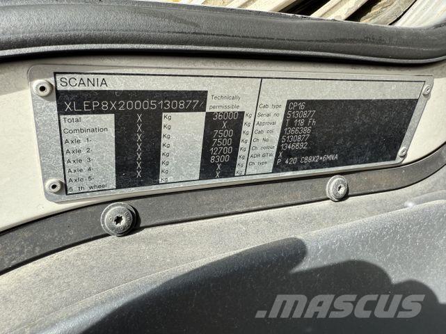 Scania P420 8X2*6 Camion cabina sasiu