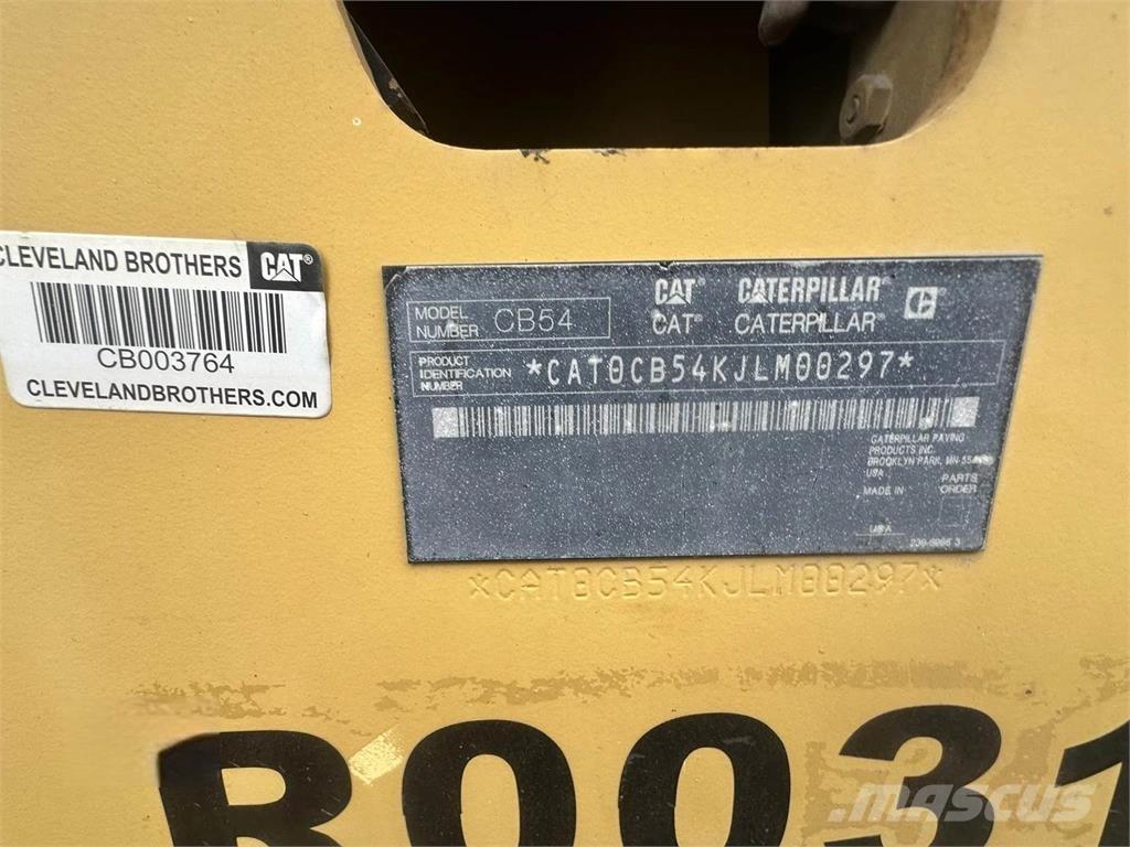 CAT CB54 Compactoare monocilindrice