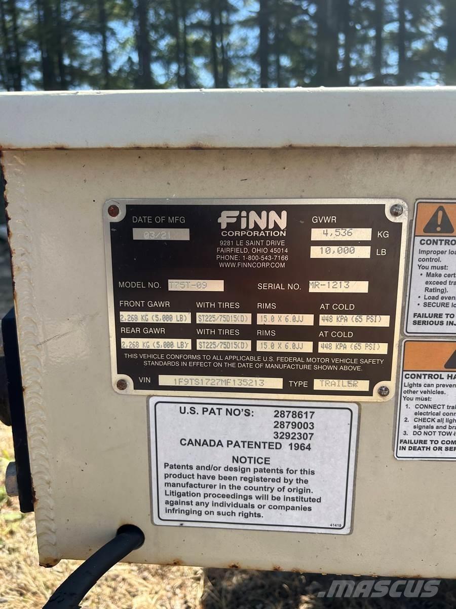 Finn T75T Primire culegatoare, suflante si elevatoare