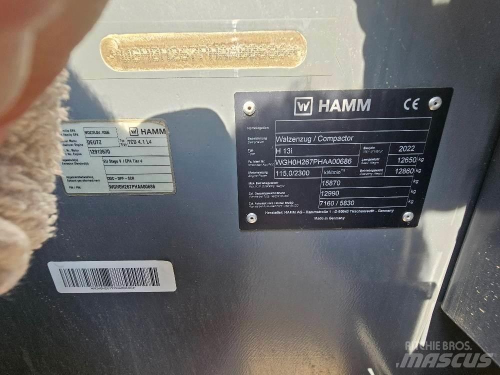 Hamm H13I Compactoare monocilindrice