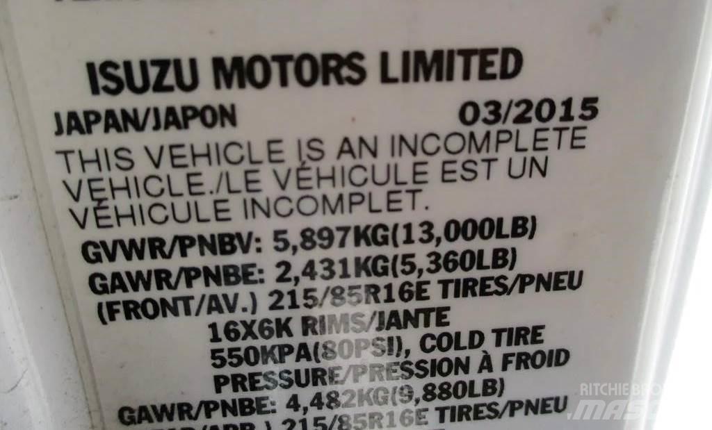 Isuzu NPR Camion transport aschii