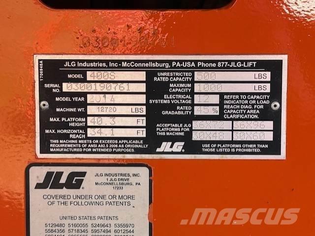 JLG 400S Alte ascensoare si platforme