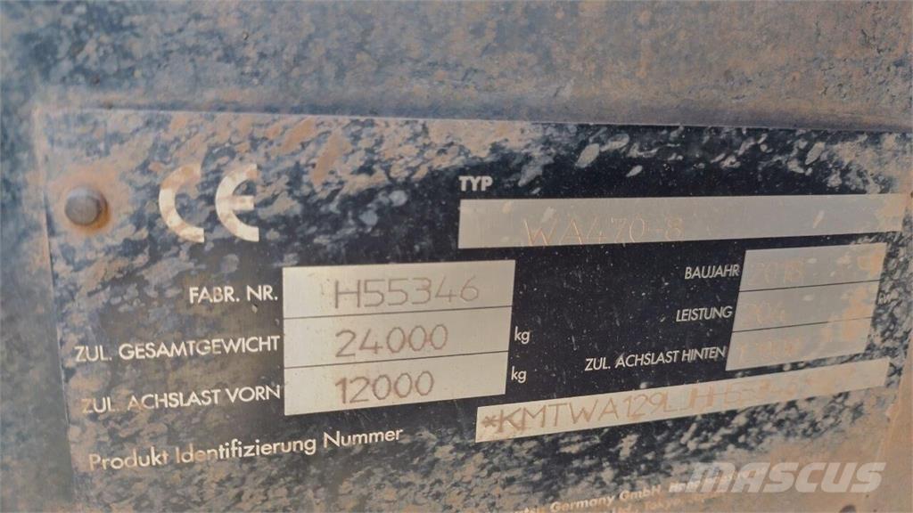 Komatsu WA 470-8 Incarcator pe pneuri