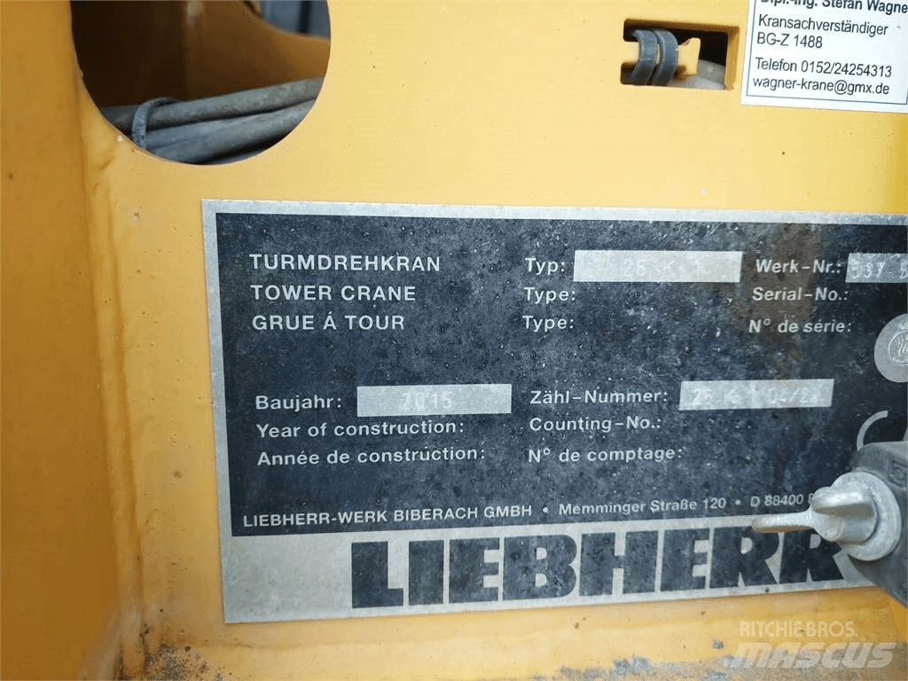 Liebherr 26K.1 Utilaje construcții - Altele
