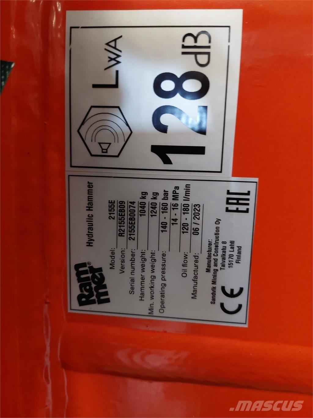 Rammer 2155E Utilaje construcții - Altele